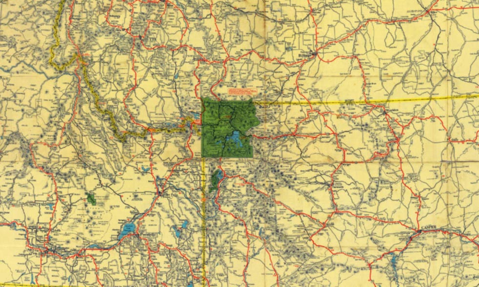 Map of Camas NWR